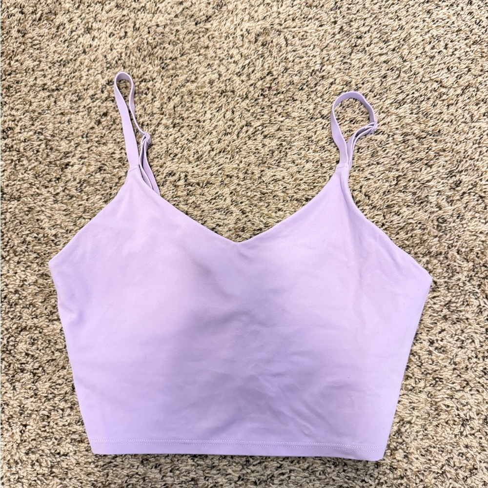 Athleta Lavender Crop Top